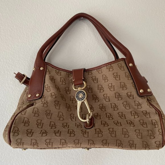 Dooney & Bourke Bags Dooney And Bourke Tan Canvas Purse With